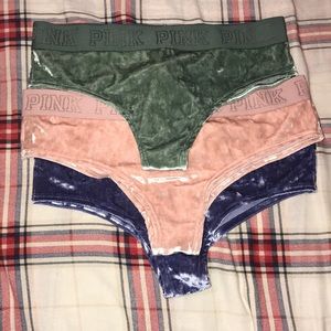 Pink suede underwear